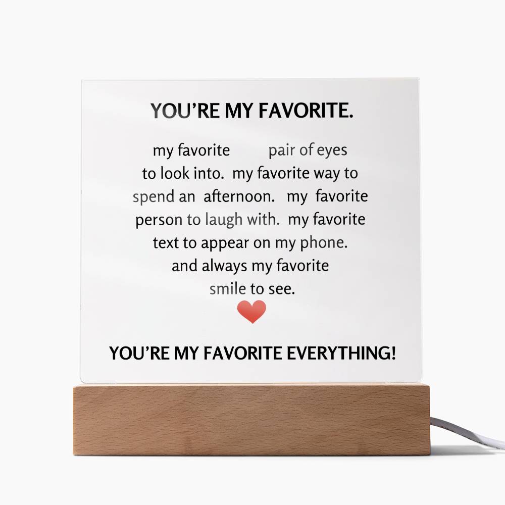YOU'RE MY FAVORITE EVERYTHING! (Printed)