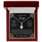 To My Beautiful Wife...Your Loving Husband - Alluring Beauty Necklace