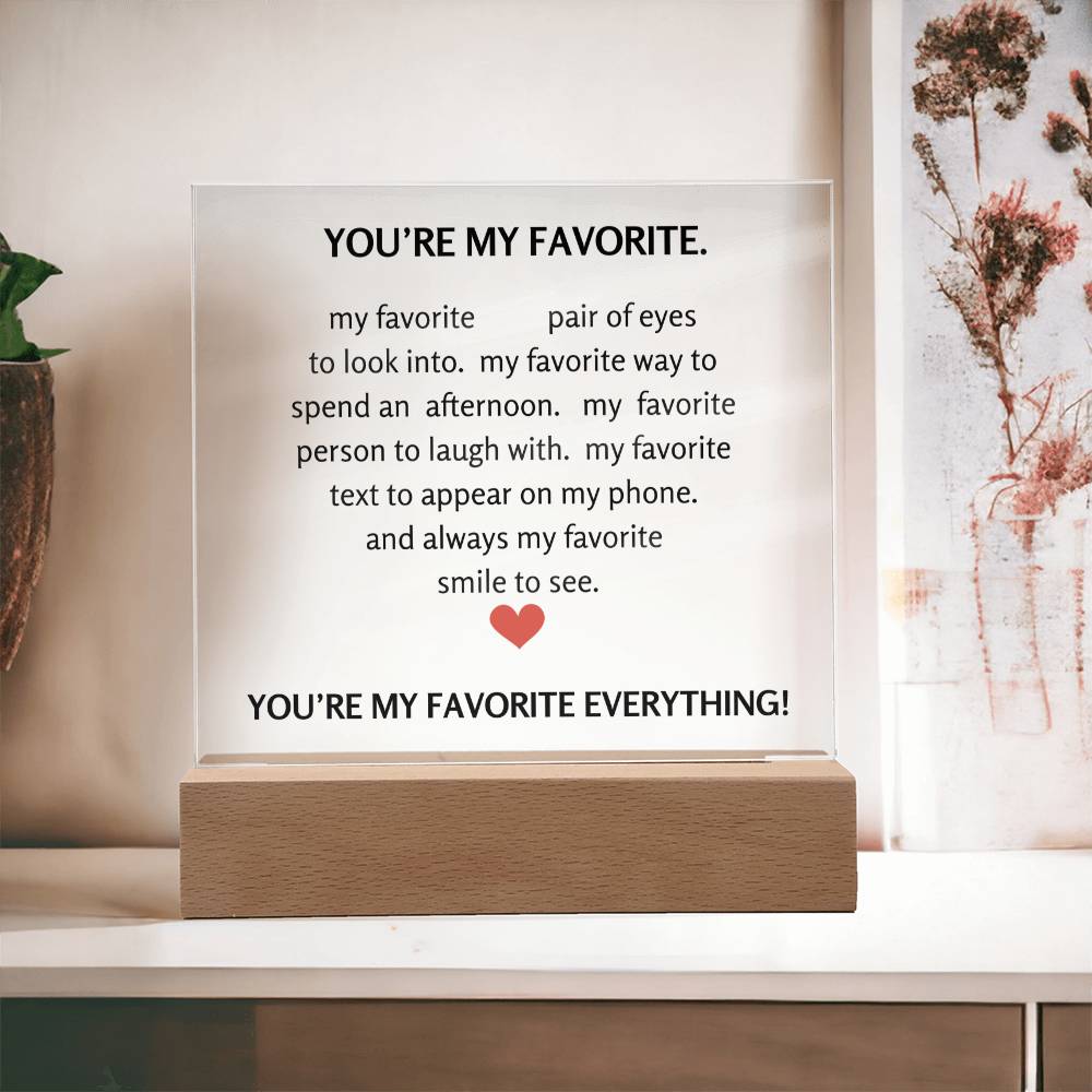 YOU'RE MY FAVORITE EVERYTHING! (Printed)