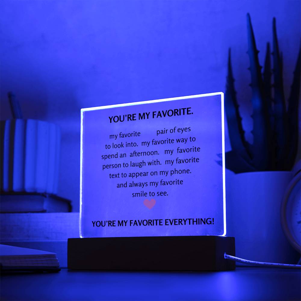 YOU'RE MY FAVORITE EVERYTHING! (Printed)