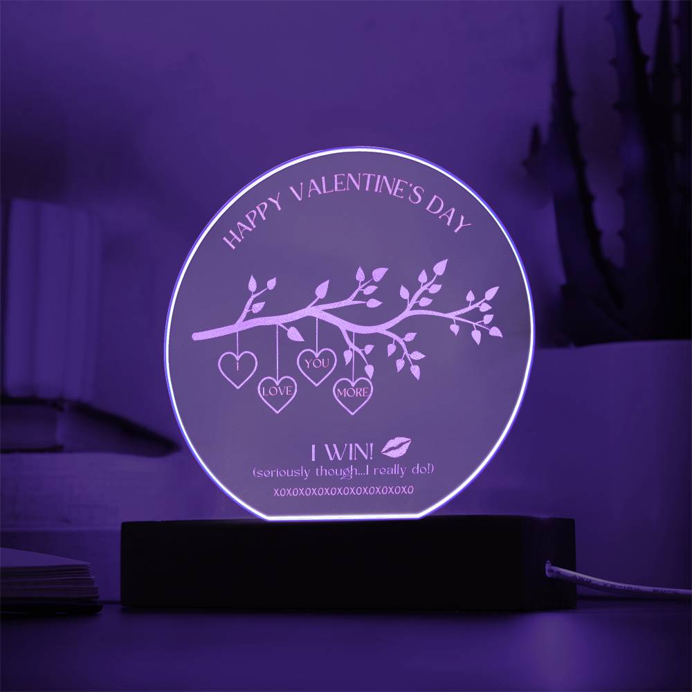 I LOVE YOU MORE - I WIN (Etched)