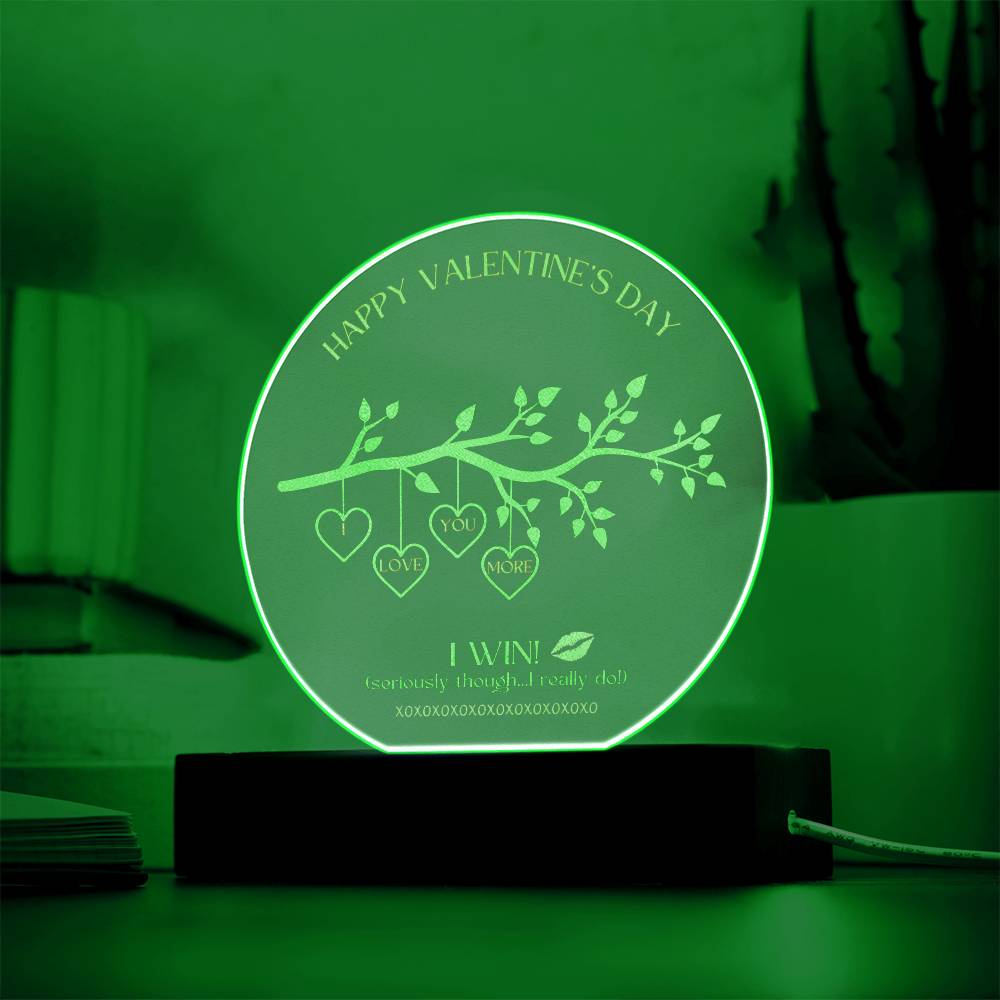 I LOVE YOU MORE - I WIN (Etched)