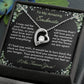 To My Amazing SOULMATE: The Forever Love Necklace - a radiant tribute to the timeless connection with your amazing soulmate.