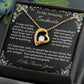 To My Amazing SOULMATE: The Forever Love Necklace - a radiant tribute to the timeless connection with your amazing soulmate.